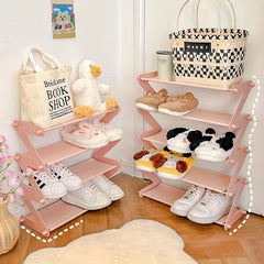Adjustable Shoe Rack for Hall Closet