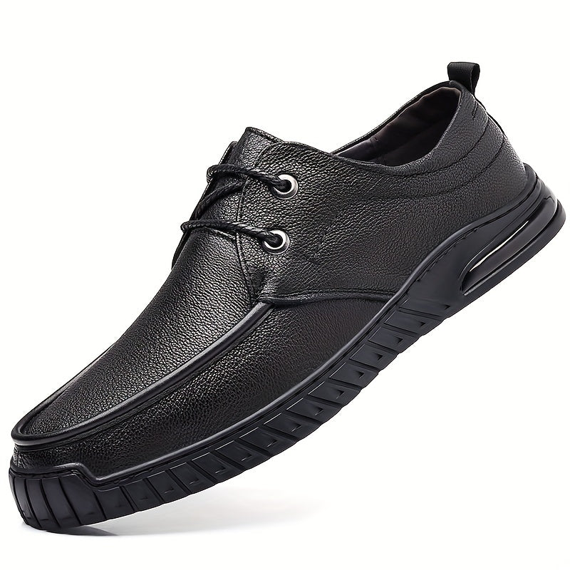 Men's Casual Lace-up Slip On Flat Shoes Round Toe Comfortable