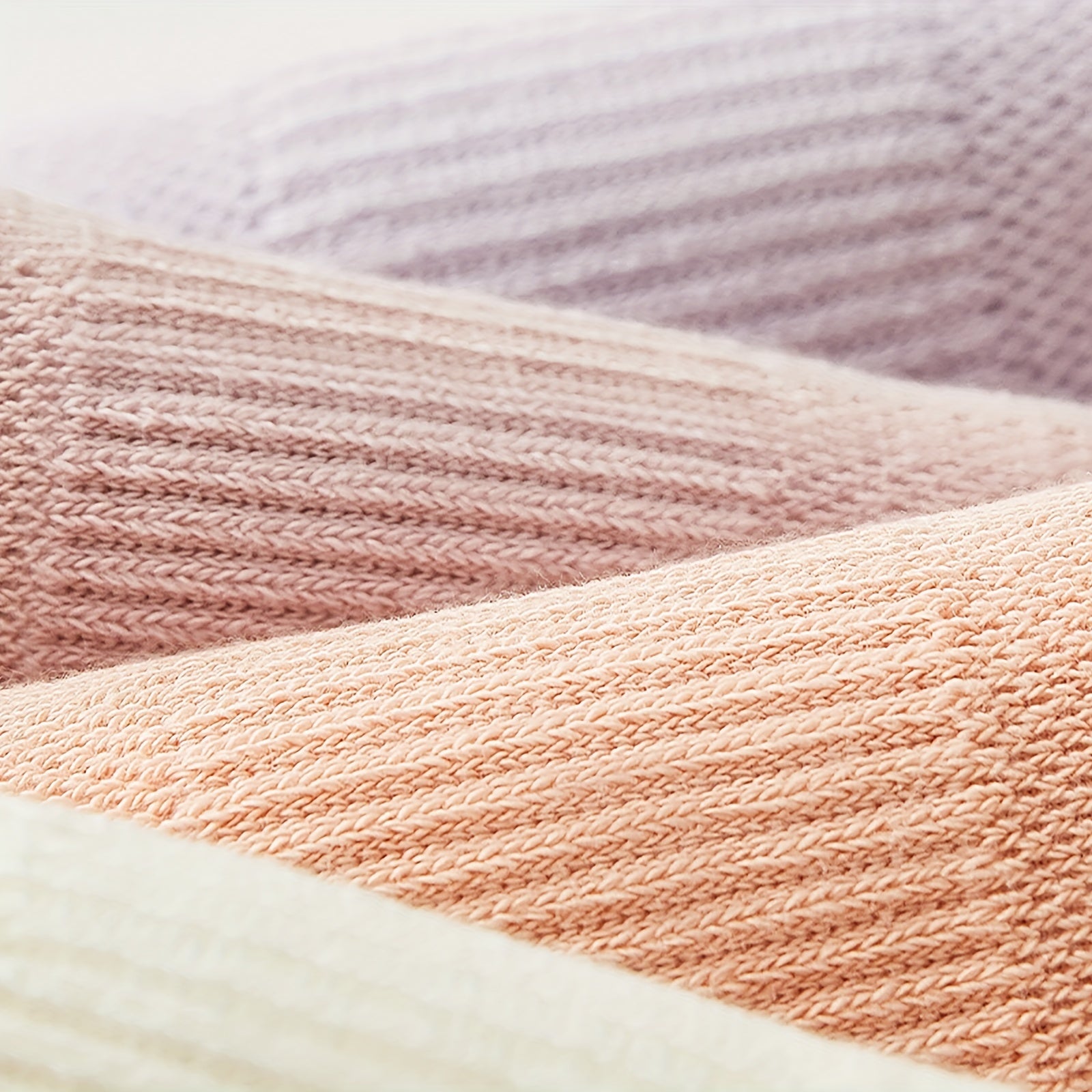 7 Pairs Women's Crew Socks Set Soft & Breathable Stockings