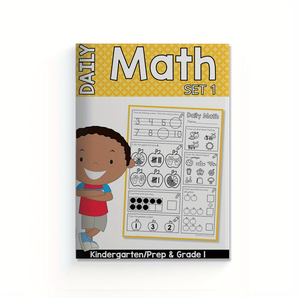 Kindergarten Daily Math Set - 4 Sets for Homeschooling & Classrooms