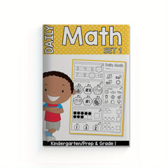 Kindergarten Daily Math Set - 4 Sets for Homeschooling & Classrooms