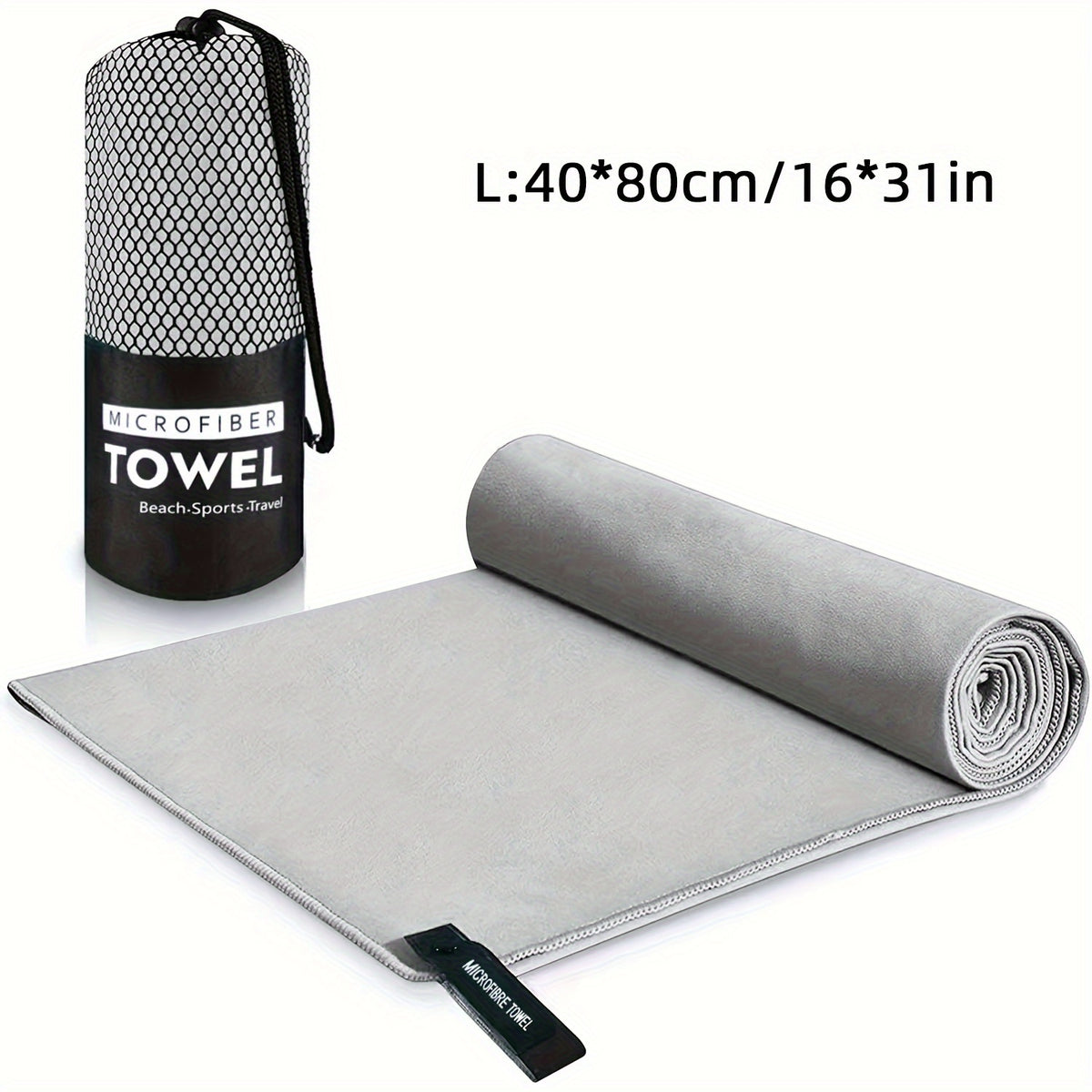 Quick Dry Microfiber Towel Set for Yoga Fitness Travel