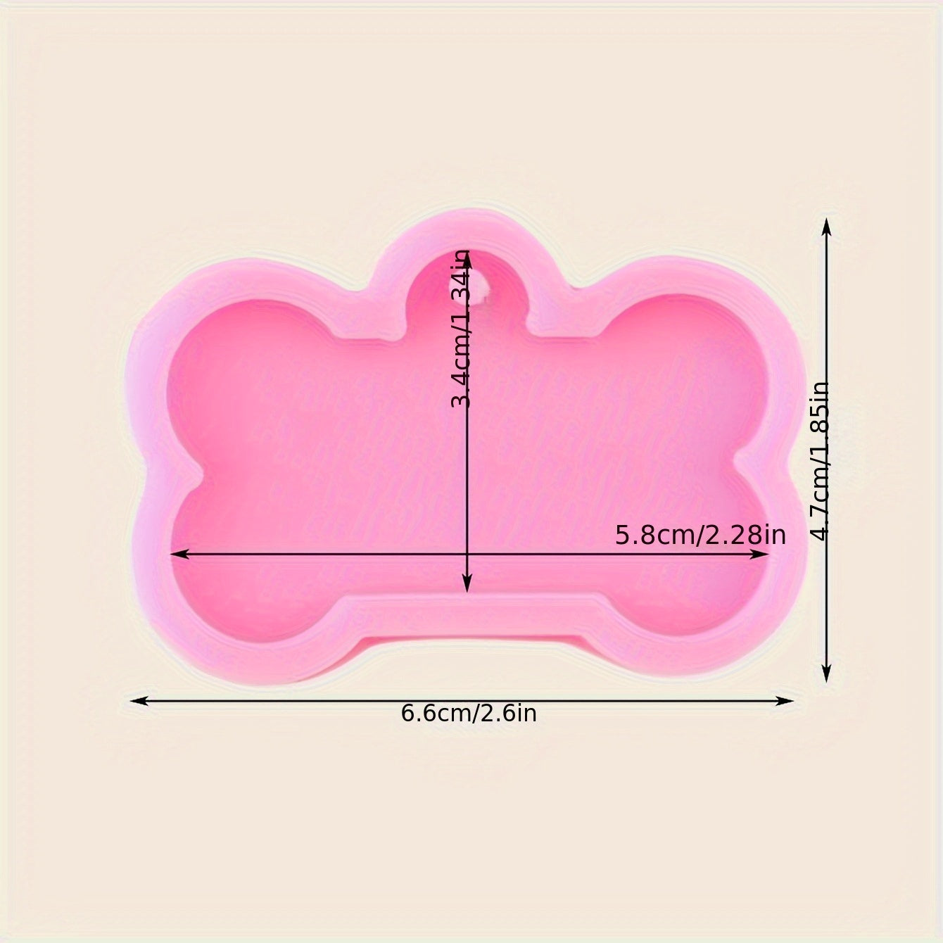 Dog Bone Silicone Mold for DIY Pet Ornament Jewelry Pendant