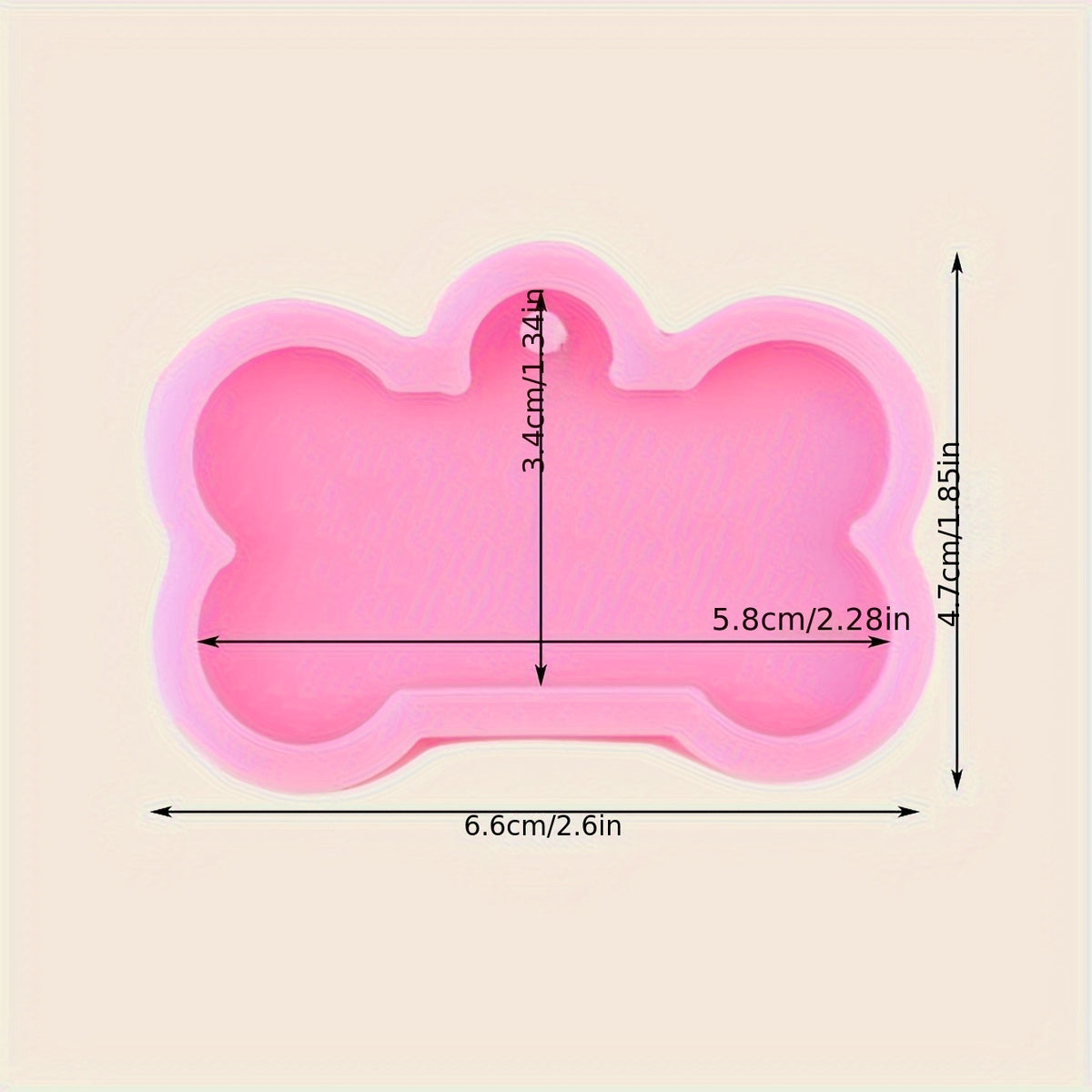 Dog Bone Silicone Mold for DIY Pet Ornament Jewelry Pendant