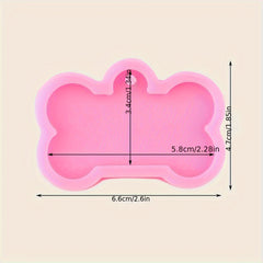 Dog Bone Silicone Mold for DIY Pet Ornament Jewelry Pendant
