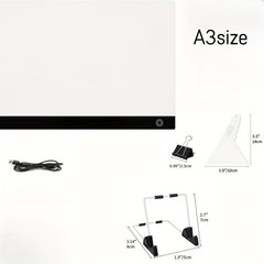 A4 LED Light Board for Diamond Painting Kits