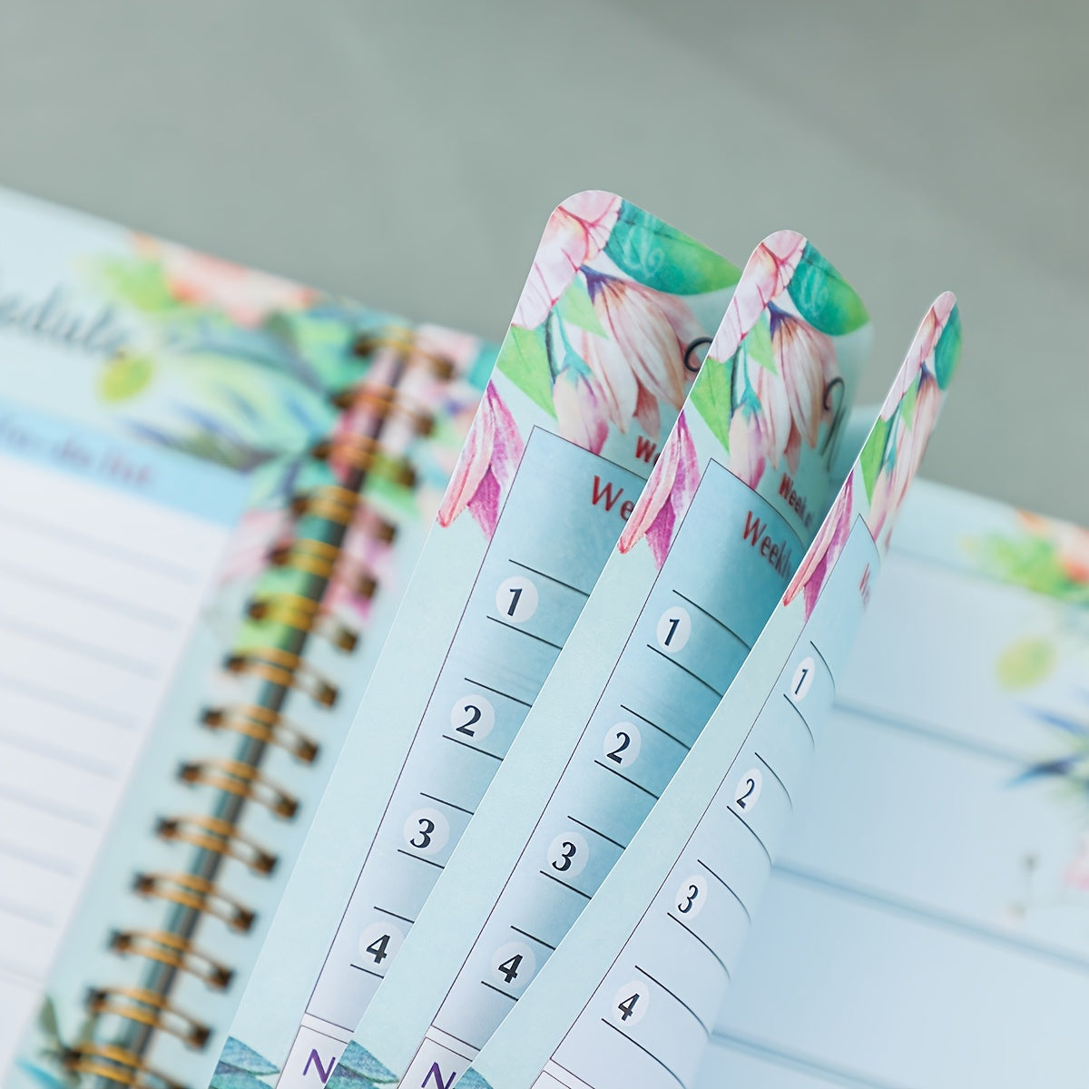 A5 Weekly Planner Coil Notebook 72 Sheets