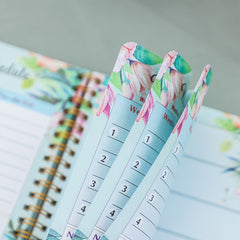 A5 Weekly Planner Coil Notebook 72 Sheets