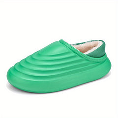 Boys Comfortable Non Slip Fleece House Shoes Soft Bottom Walking Shoes