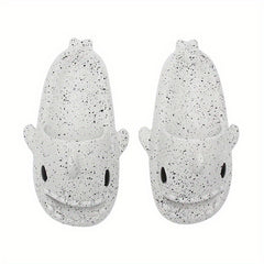 Adorable Shark Non Slip Platform Slides Soft Sole Cloud Slides