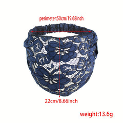 Wide Brim Lace Headband Hair Scarf Sweet Headwear Hair Accessories