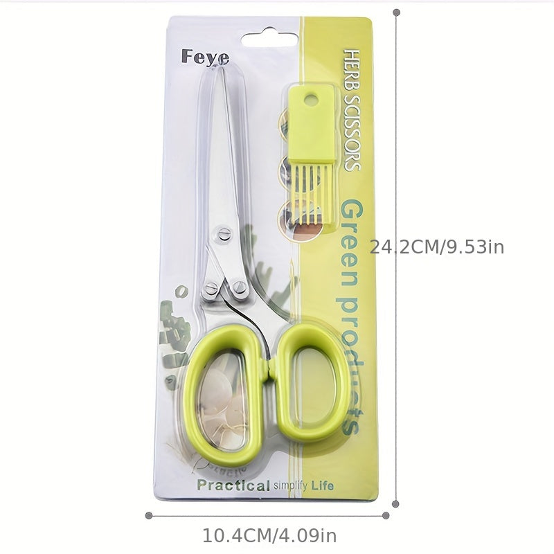 1pc Stainless Steel Kitchen Restaurant Shredder Scissors