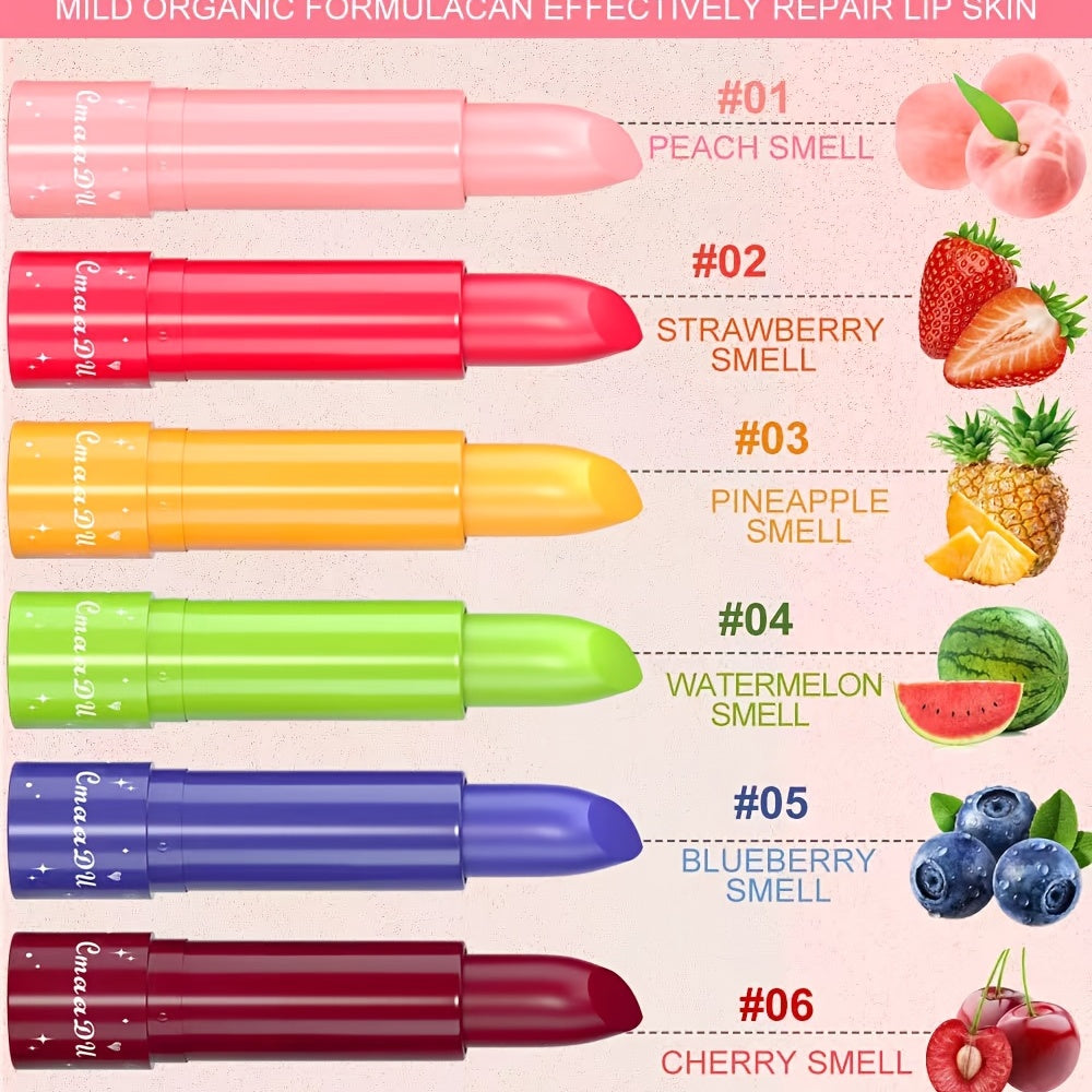 Fruit Flavor Lipstick Long Lasting Moisturizing Lip Balm