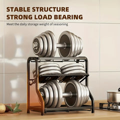 3 Tier Kitchen Rack Organizer Counter Storage Shelf Seasoning Organizer