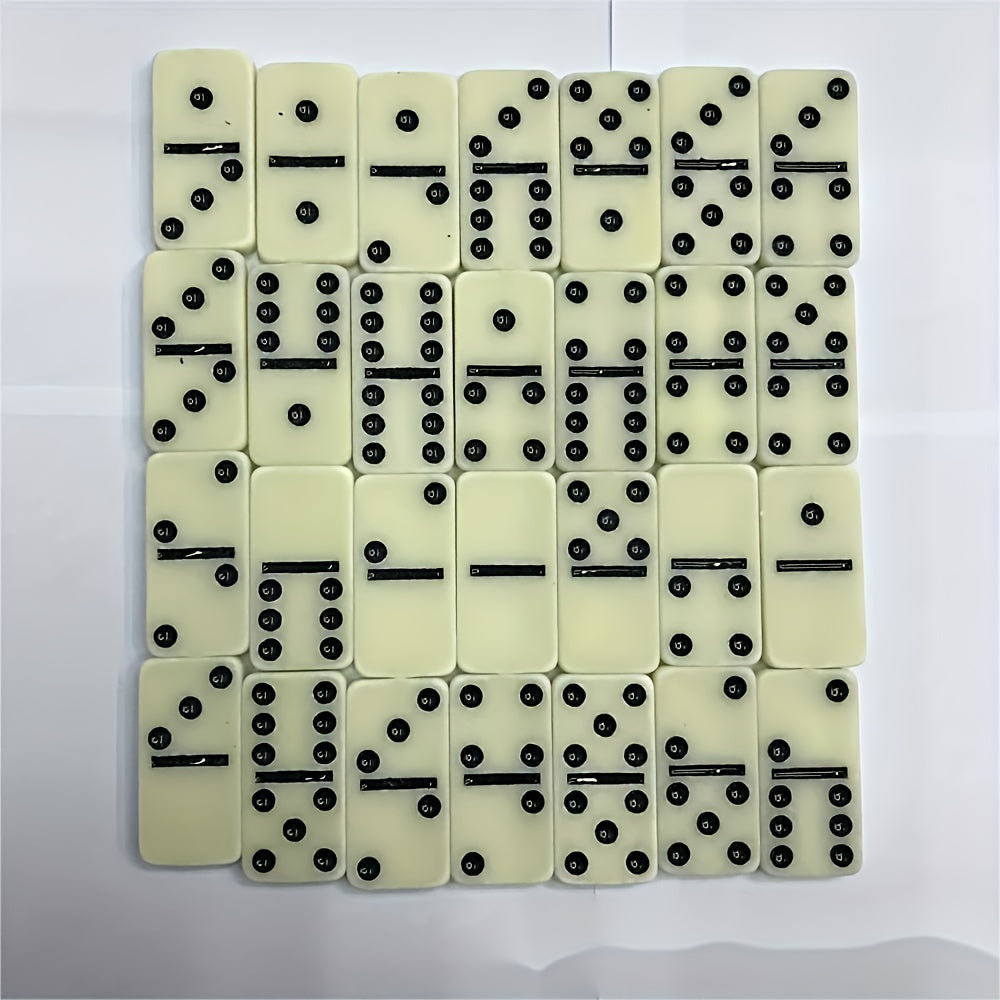 28PCS Mini Domino Set for Entertainment Travel Family Gathering