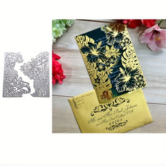 2pcs Flower Metal Cutting Dies DIY Spring Craft Decoration Stencil Mold
