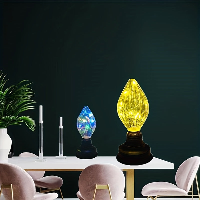 PVC Olive Light Bulb Small Night Light