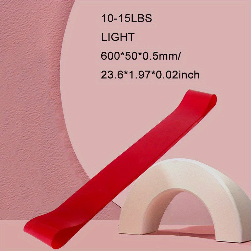 5pcs Latex Elastic Resistance Bands for Home Fitness