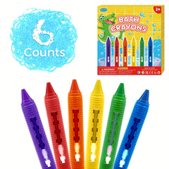 Washable Bathtub Crayons Set, Colorful Bath Markers, Shower Crayons