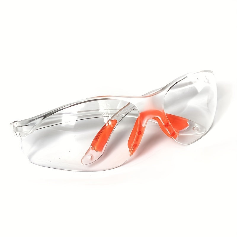Safety Goggles Protective Eyewear Clear Lenses Rubber Nose 12pcs