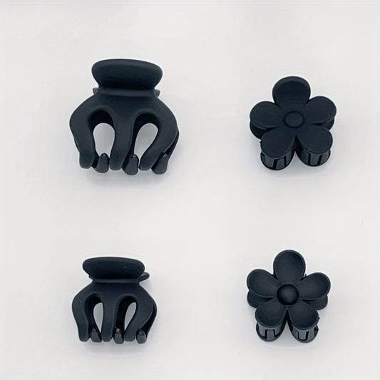 Small Flower Hair Claw Ponytail Side Clip
