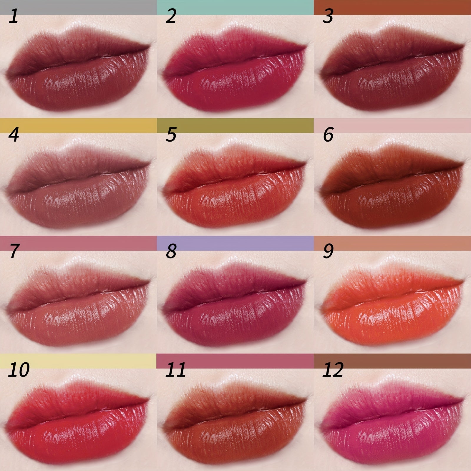 12 Colors Matte Waterproof Mini Lipstick Set for Women