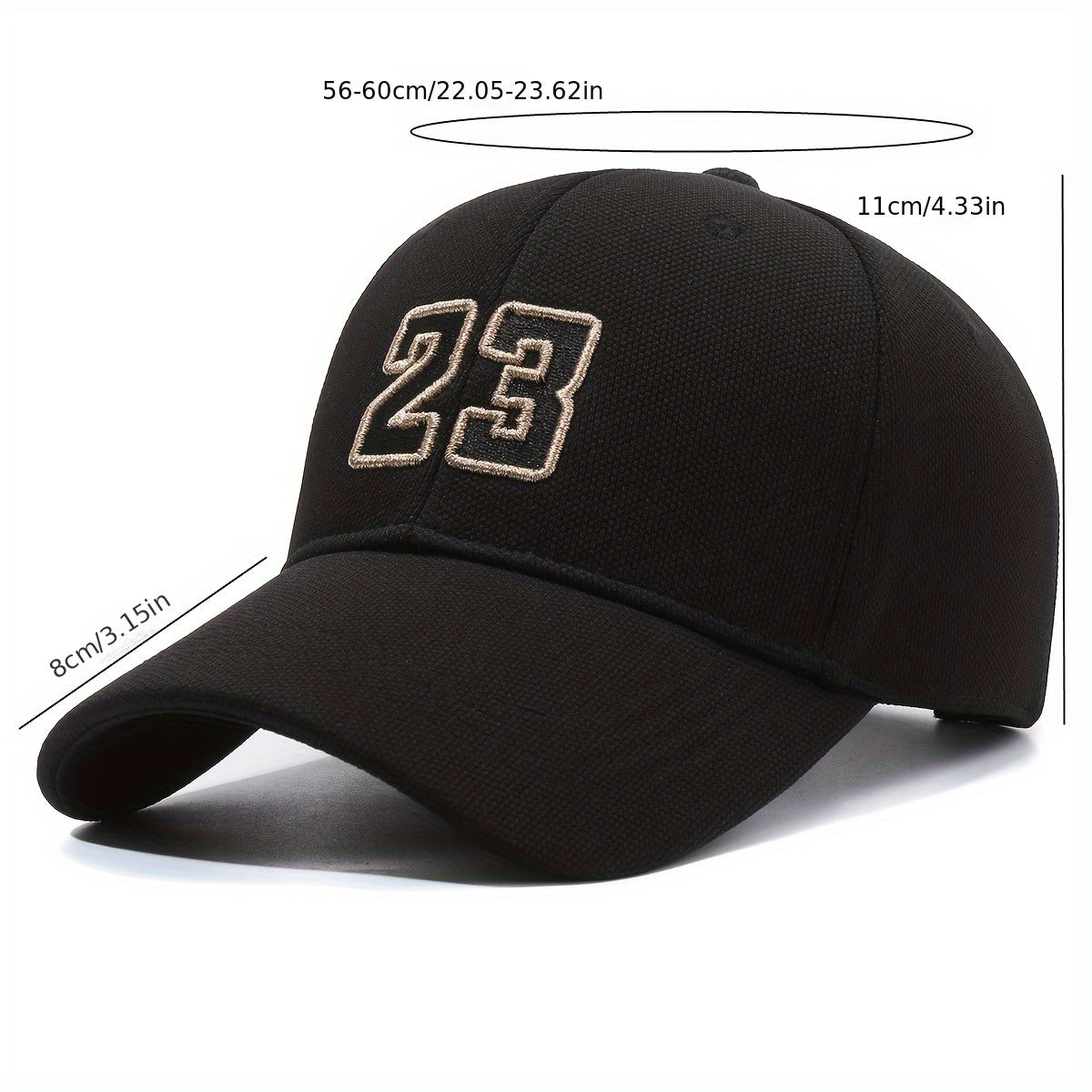 Number 23 Baseball Cap For Basketball Fans Outdoor Sun Hat