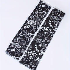 Hip Hop Graffiti Sunproof Mask and Ice Sleeves Set
