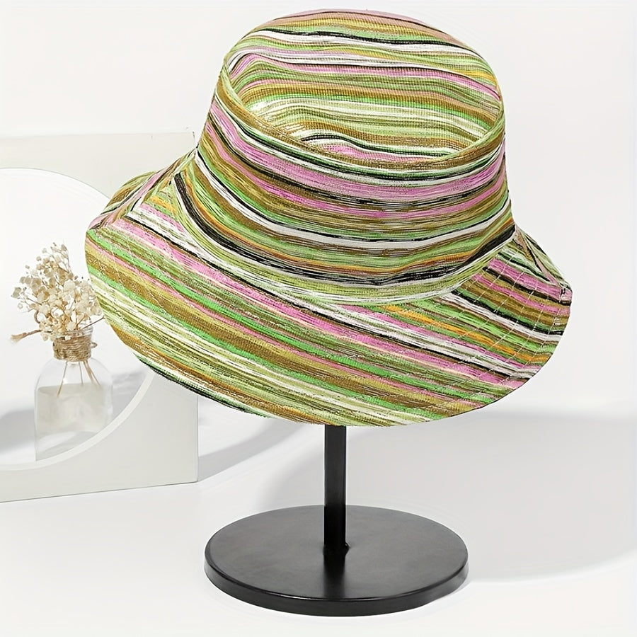 Unisex Bohemian Style Sunshade Bucket Hat for Outdoor Travel