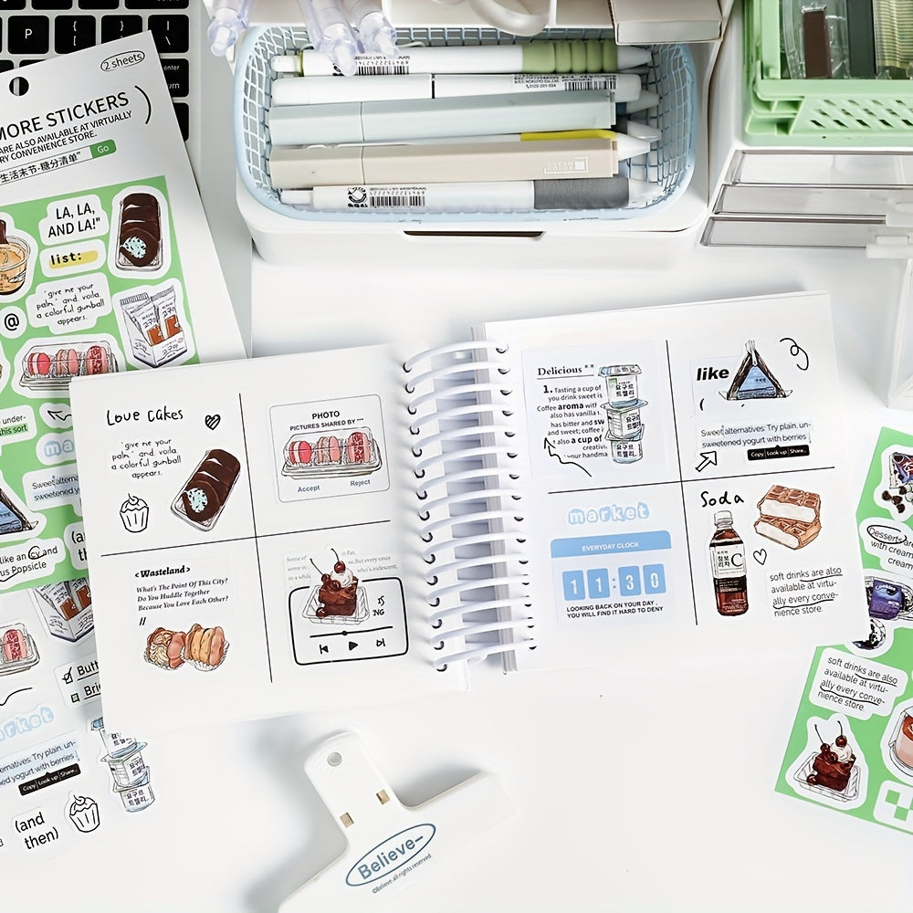 2 Sheets Hot Party Sugar List Stickers For Scrapbooking DIY