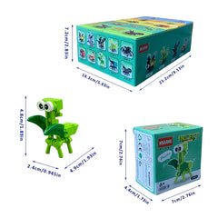 20pcs Insect & Marine Animal Blocks: Spiders, Scorpions, Mantises, Bees