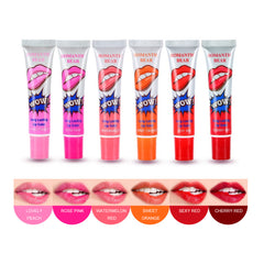 6 Colors Lip Tint Peel Off Set Long Lasting Waterproof Lipstick Lip Gloss