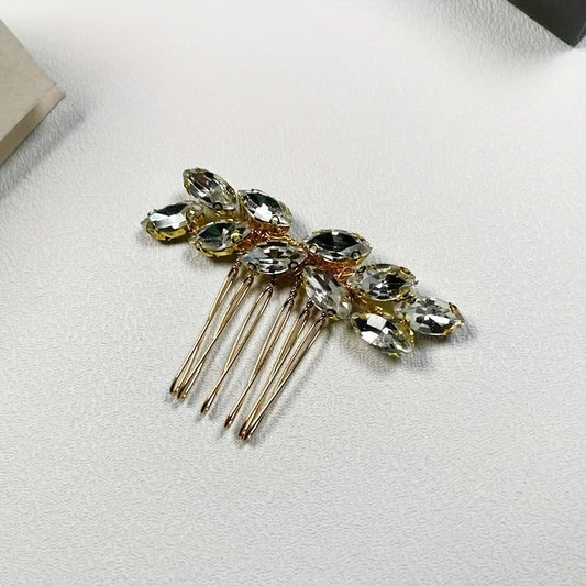 Crystal Rhinestone Hair Comb Head Jewelry Bridal Wedding Hair Accessories