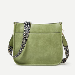 Classic Shoulder Bag Large Capacity Travel Bag With Side Zipper Pocket
