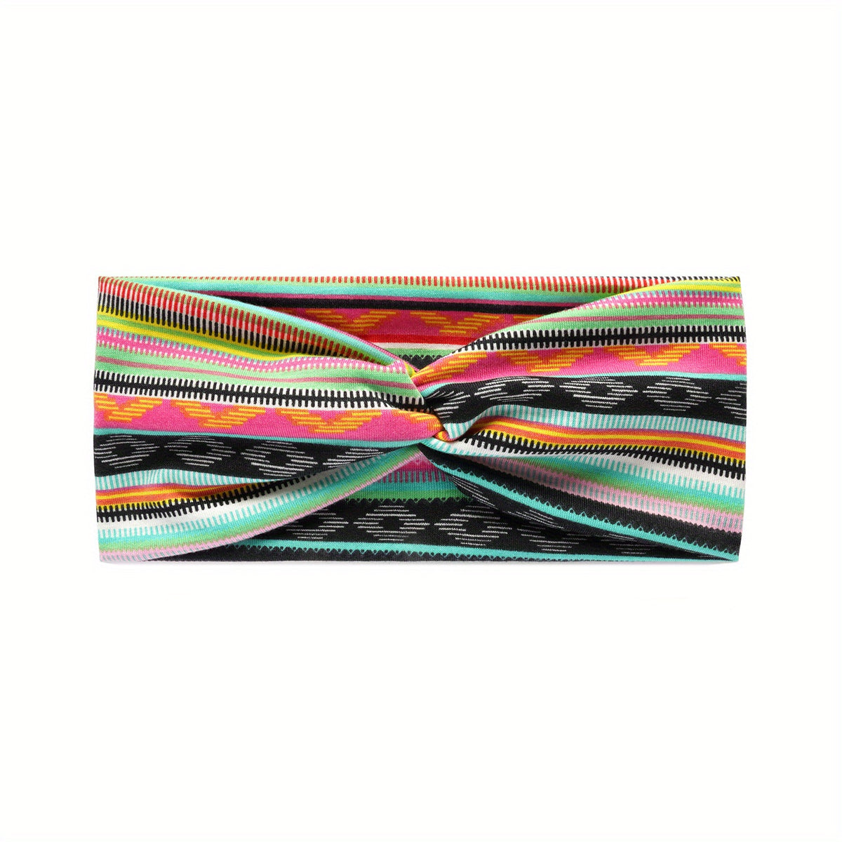 Colorful Striped Yoga Sports Headband Women's Hair Accessories