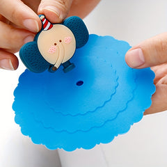 Cartoon Silicone Cup Cover Sealing Leak-proof Water Cup Cover