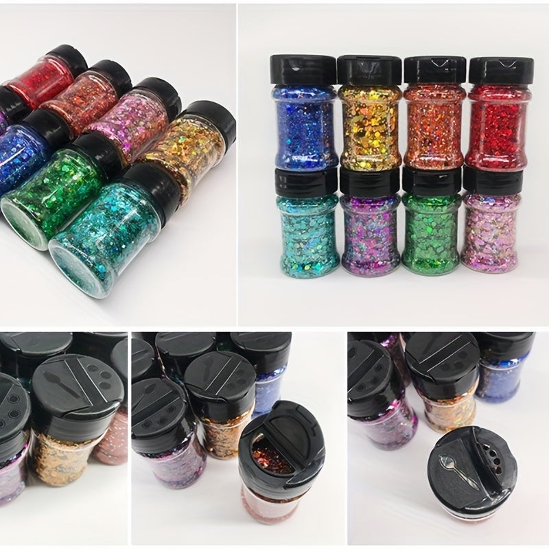 Holographic Chunky Glitter for Face Body Paint Glow Makeup