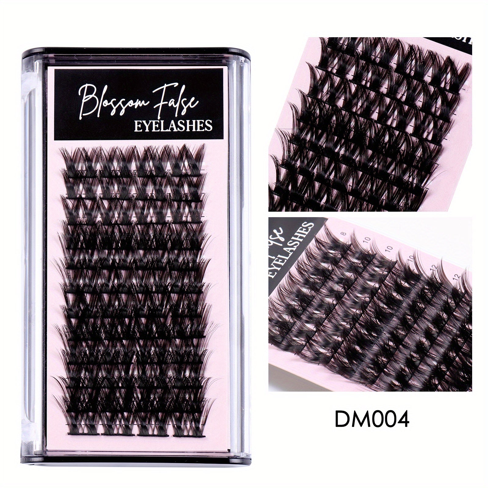 48 Pcs Cluster Style Individual Cluster Lashes DIY Eyelash Extension Kit