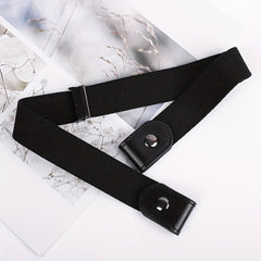 Adjustable Elastic Waist Belt with Buckle for Comfortable Fit