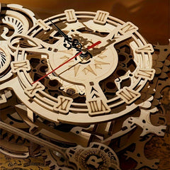 Owl Clock Mechanical Gears 3D Wooden Puzzle LK503