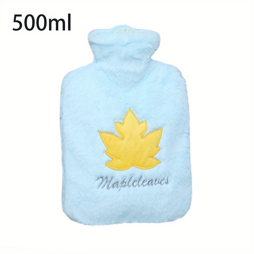 Leaf Style Hot Water Bag Hand Warmer for Indoor Outdoor Camping Travel Winter