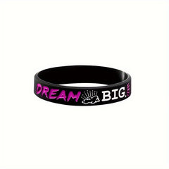 4Pcs Dream Inspire Create Believe Silicone Bracelet Wristband