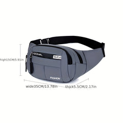 Men's Large Capacity Waist Bag for Outdoor Activities