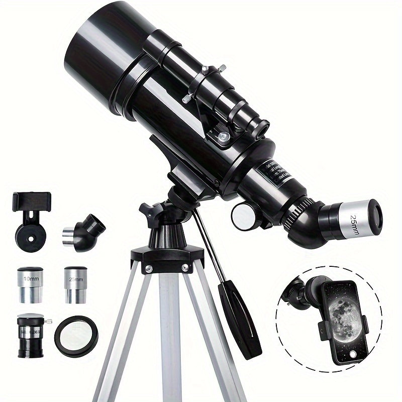 120X Astronomical Telescope HD Imaging 400mm Focal Length for Stargazing
