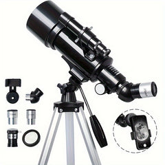 120X Astronomical Telescope HD Imaging 400mm Focal Length for Stargazing