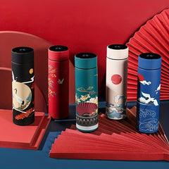 Chinese Style Thermal Water Bottle Smart Insulated Cup