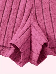 Ribbed Two Piece Set Tank Top & Drawstring Shorts