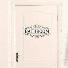 Inspirational Slogan PVC Wall Sticker Bathroom Living Room Home Decor