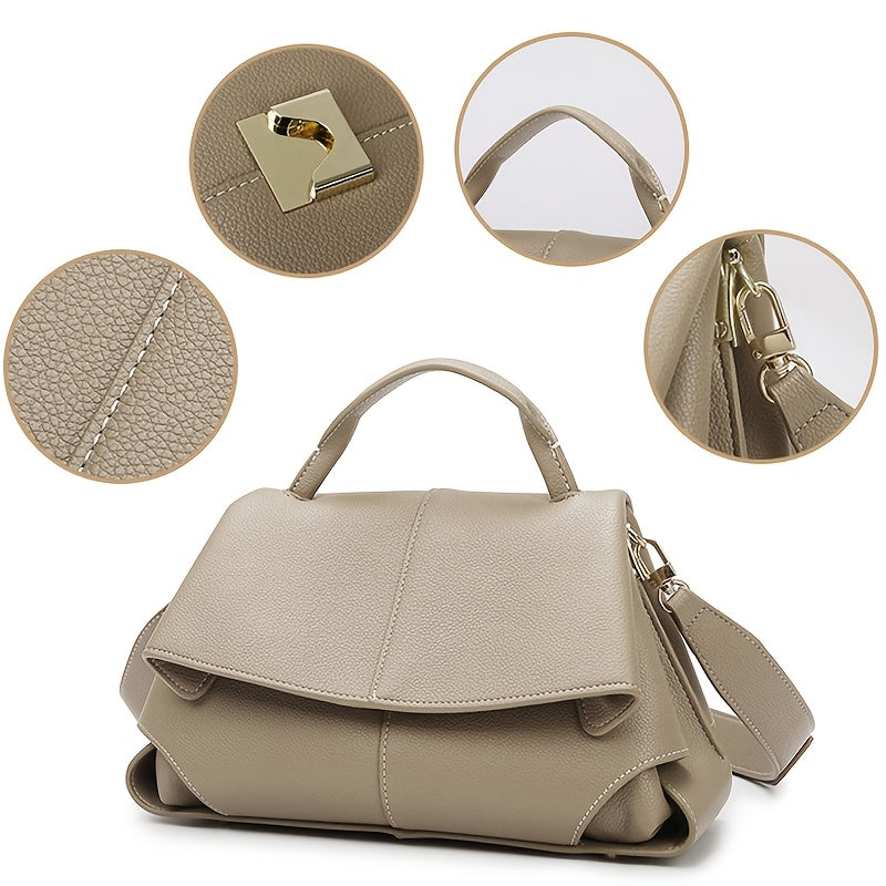 Fashionable Commuting Women's Bag Handbag Large Capacity Single Shoulder