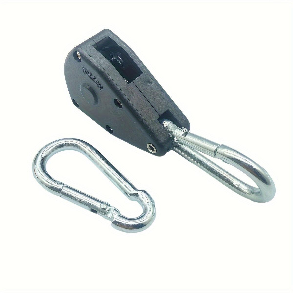 Adjustable Rope Buckle Tent Pulley Adjuster Hooks Camping